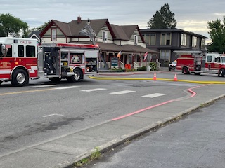 Fire breaks out in La Conner outbuilding; one injured