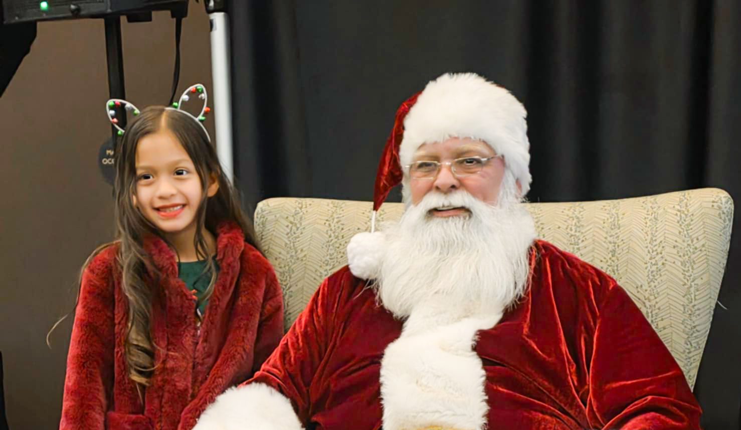 Santa visits Swinomish Christmas Party
