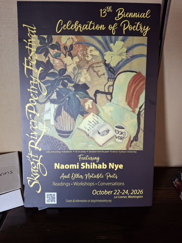 Rotarians get first look at Skagit River Poetry Festival poster