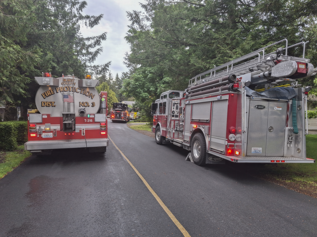 New District 13 tender truck employed in Shelter Bay house fire ...