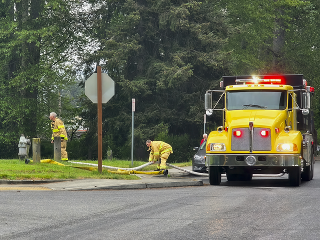 New District 13 tender truck employed in Shelter Bay house fire ...